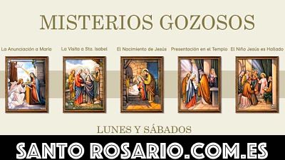 santo rosario misterios gozosos