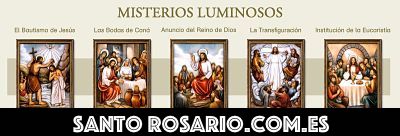 santo rosario misterios luminosos