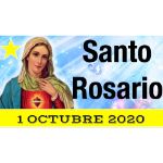 Santo Rosario de Hoy Jueves 1 Octubre 2020 - MISTERIOS LUMINOSOS